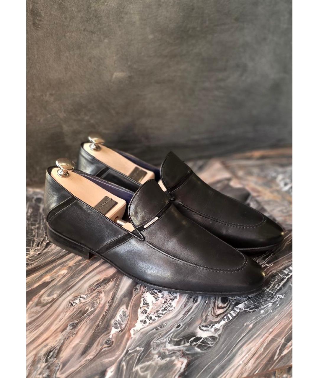 ZILLI Черные кожаные лоферы, фото 5