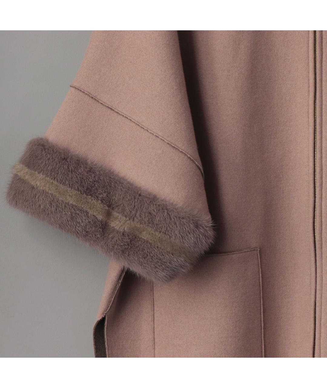 AGNONA Розовое кашемировое пальто, фото 5