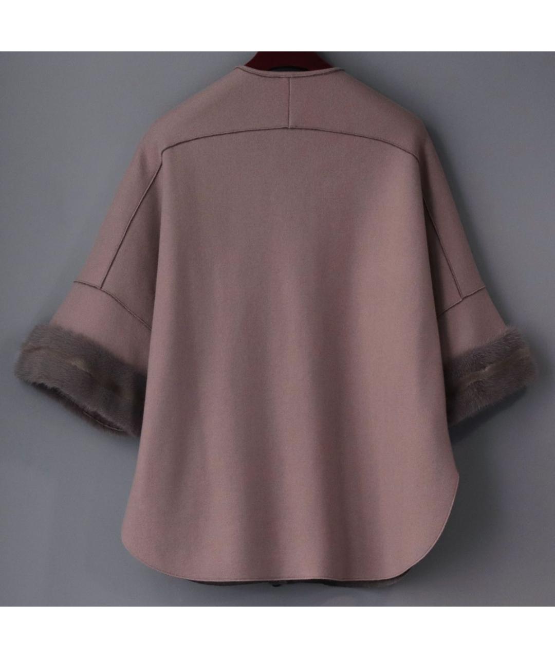 AGNONA Розовое кашемировое пальто, фото 3