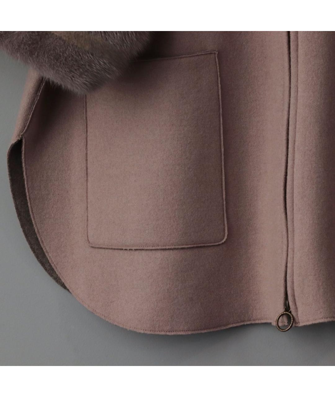 AGNONA Розовое кашемировое пальто, фото 6