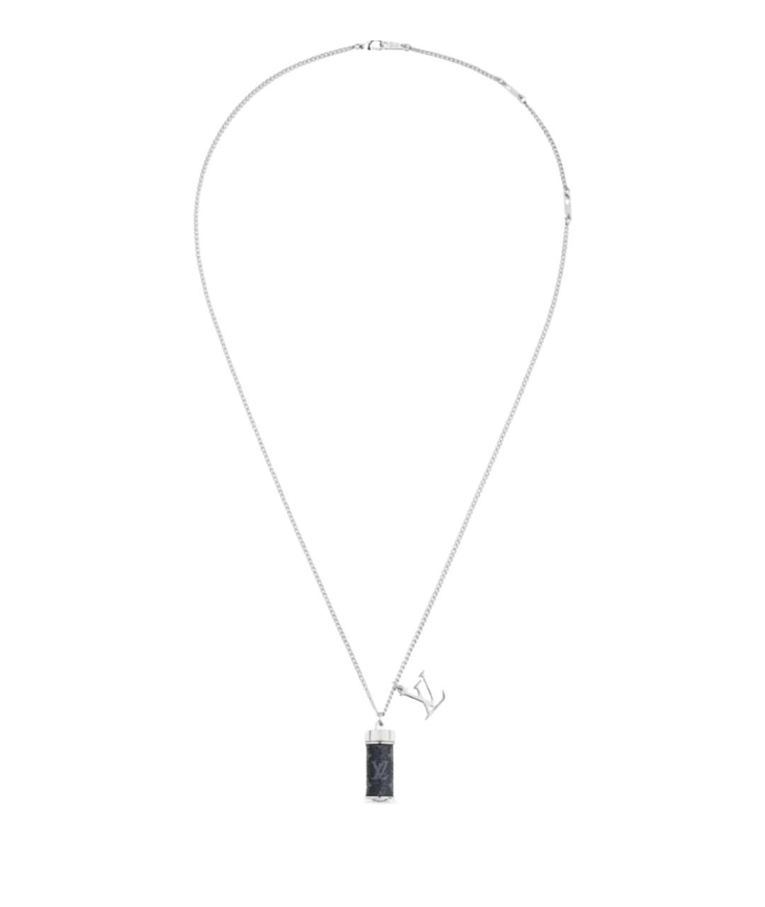 LOUIS VUITTON Серебряная металлическая цепочка/подвеска, фото 1