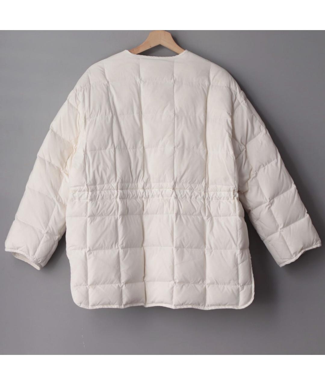 JIL SANDER Белый полиэстеровый пуховик, фото 3