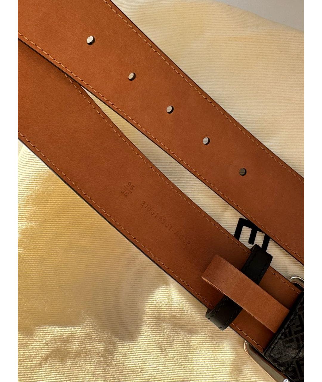 FENDI Черный ремень, фото 6
