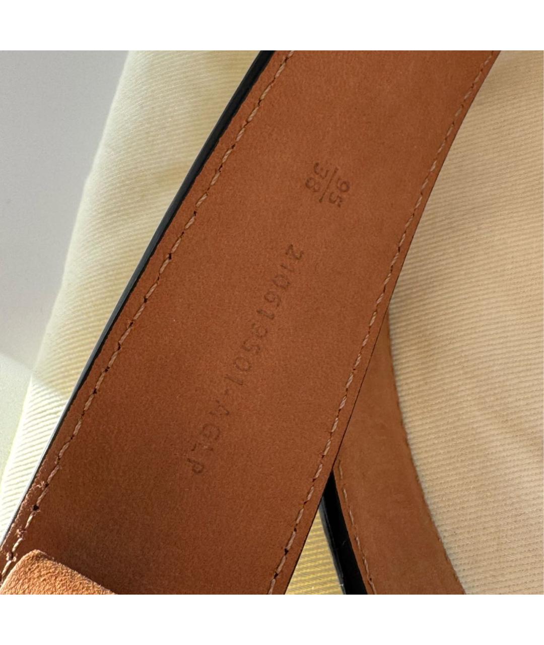 FENDI Черный ремень, фото 3