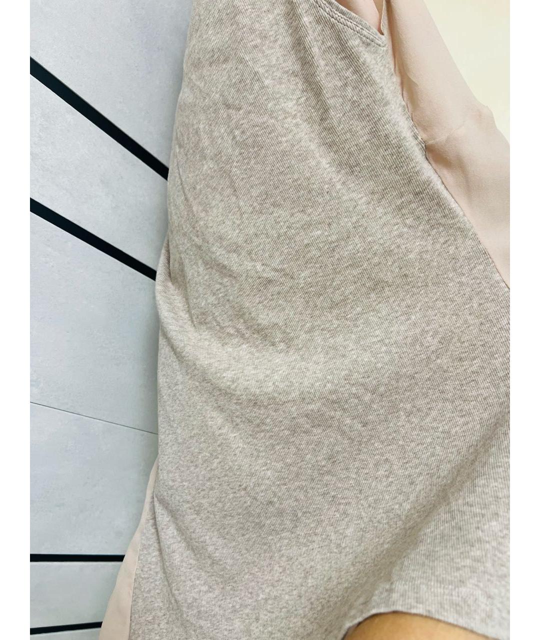 BRUNELLO CUCINELLI Серая блузы, фото 5