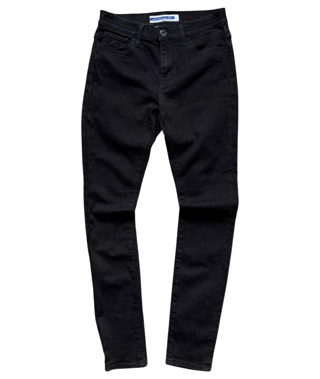 JACOB COHEN Черные хлопковые джинсы слим, фото 10