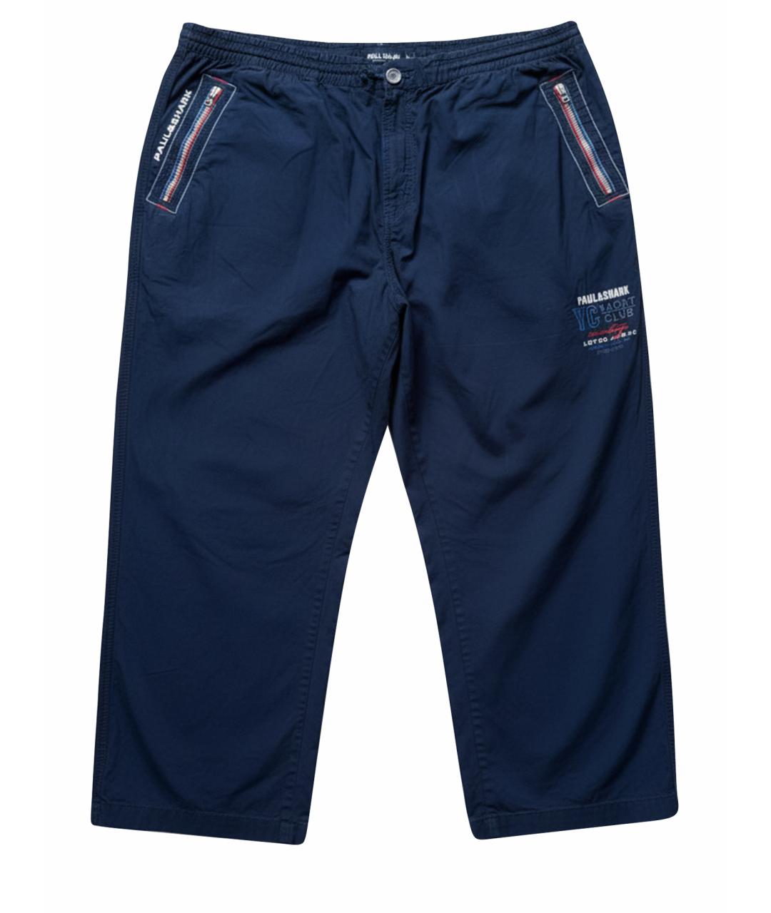 PAUL & SHARK Синие хлопковые повседневные брюки, фото 1