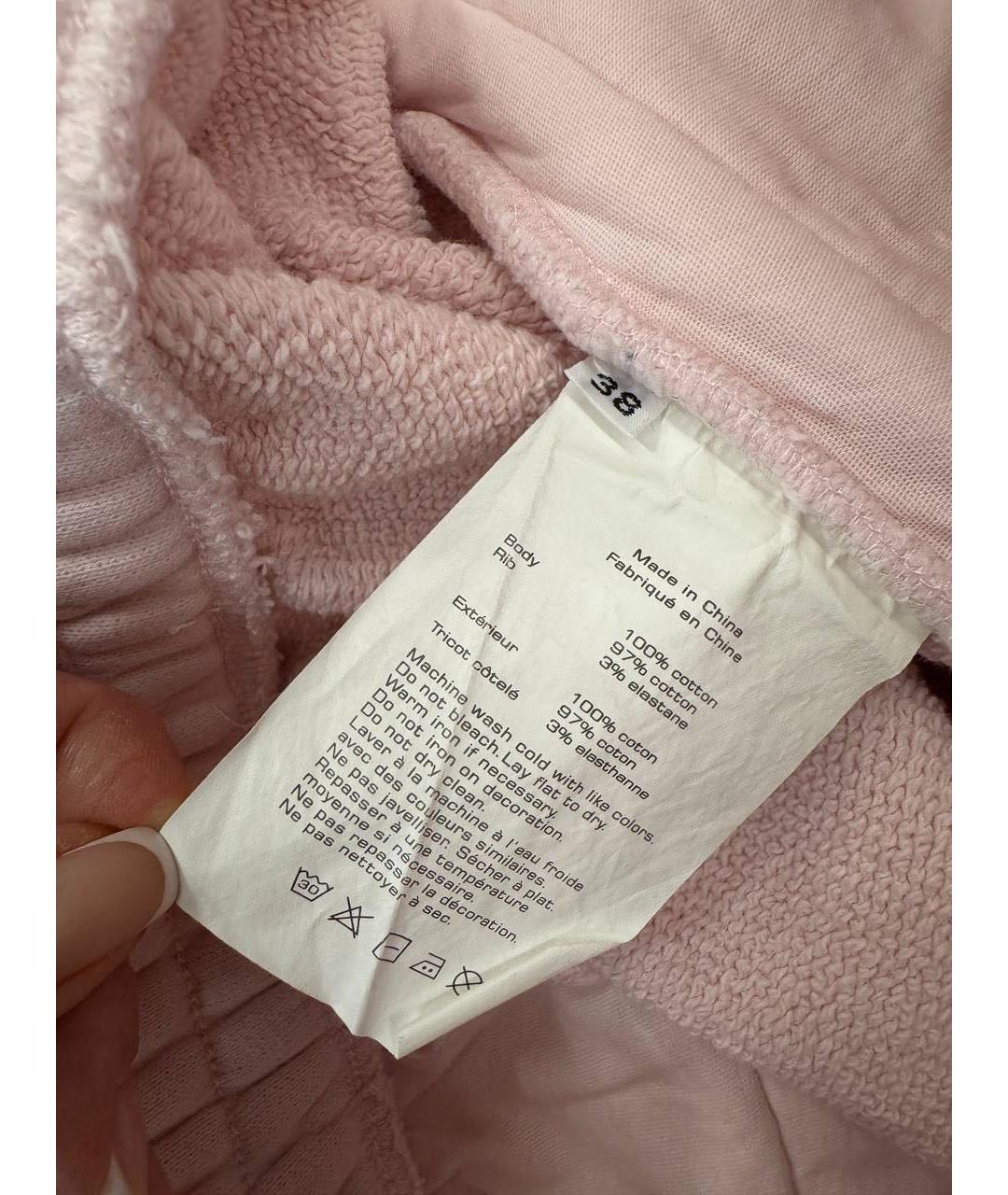 ALEXANDER WANG Розовый хлопковый спортивные костюмы, фото 8