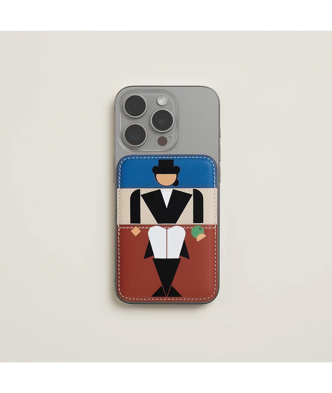 HERMES Мульти кожаный кардхолдер, фото 4