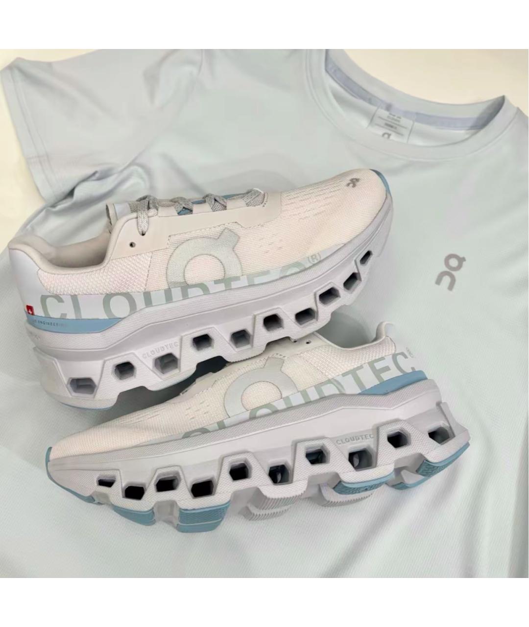 ON Белые текстильные кроссовки, фото 8