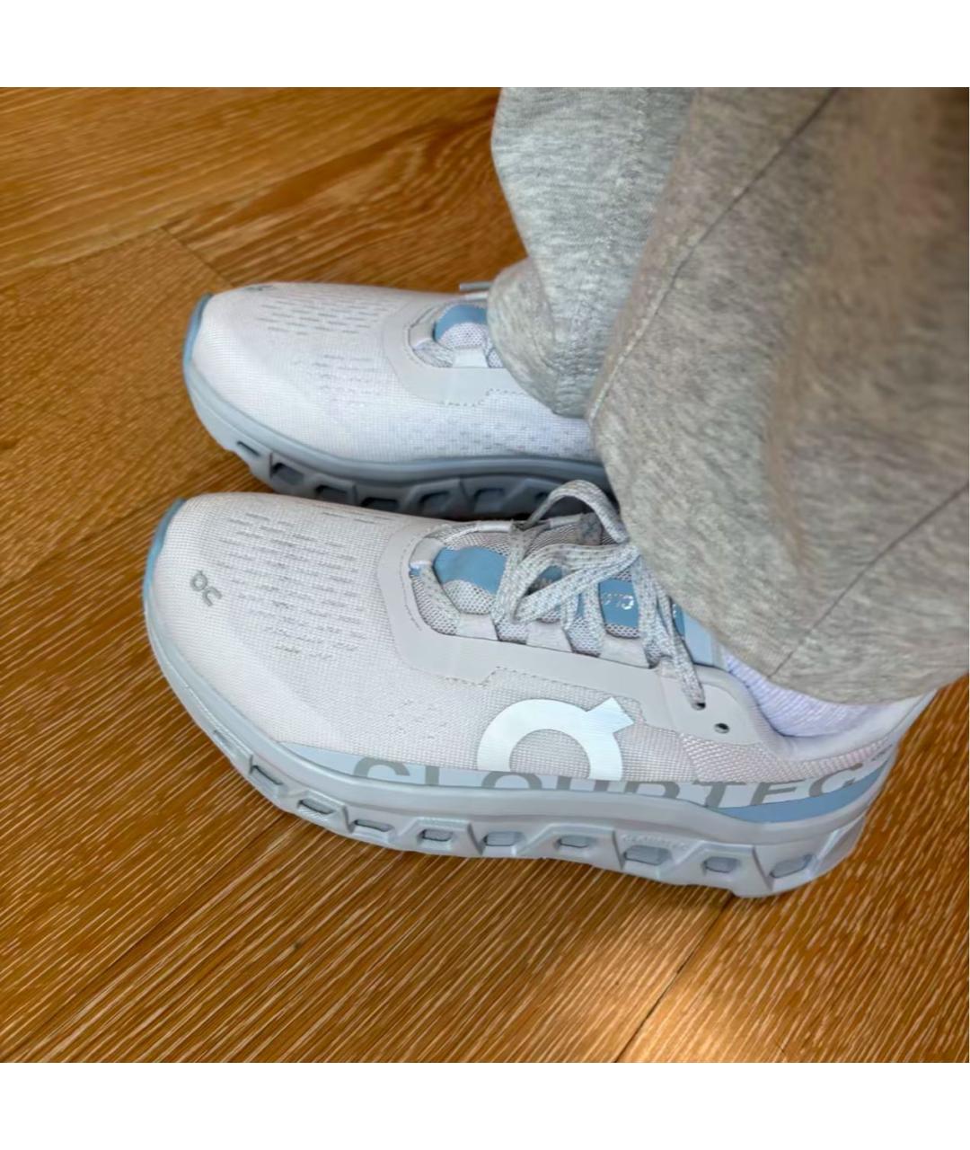 ON Белые текстильные кроссовки, фото 7