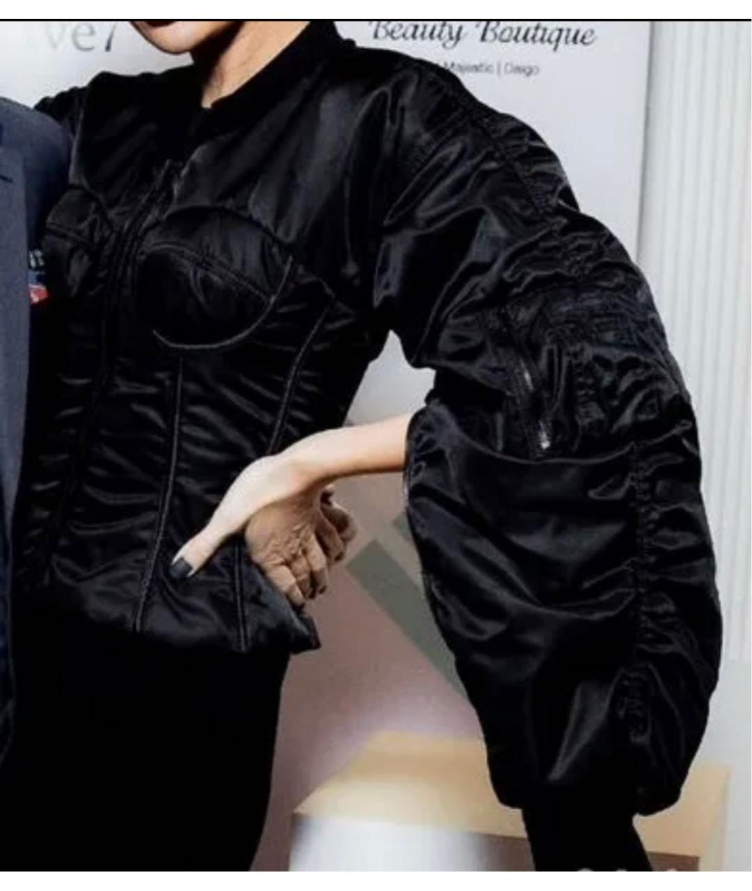 DOLCE&GABBANA Черная полиамидовая куртка, фото 6