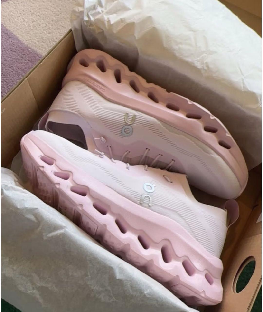 ON Розовые текстильные кроссовки, фото 8