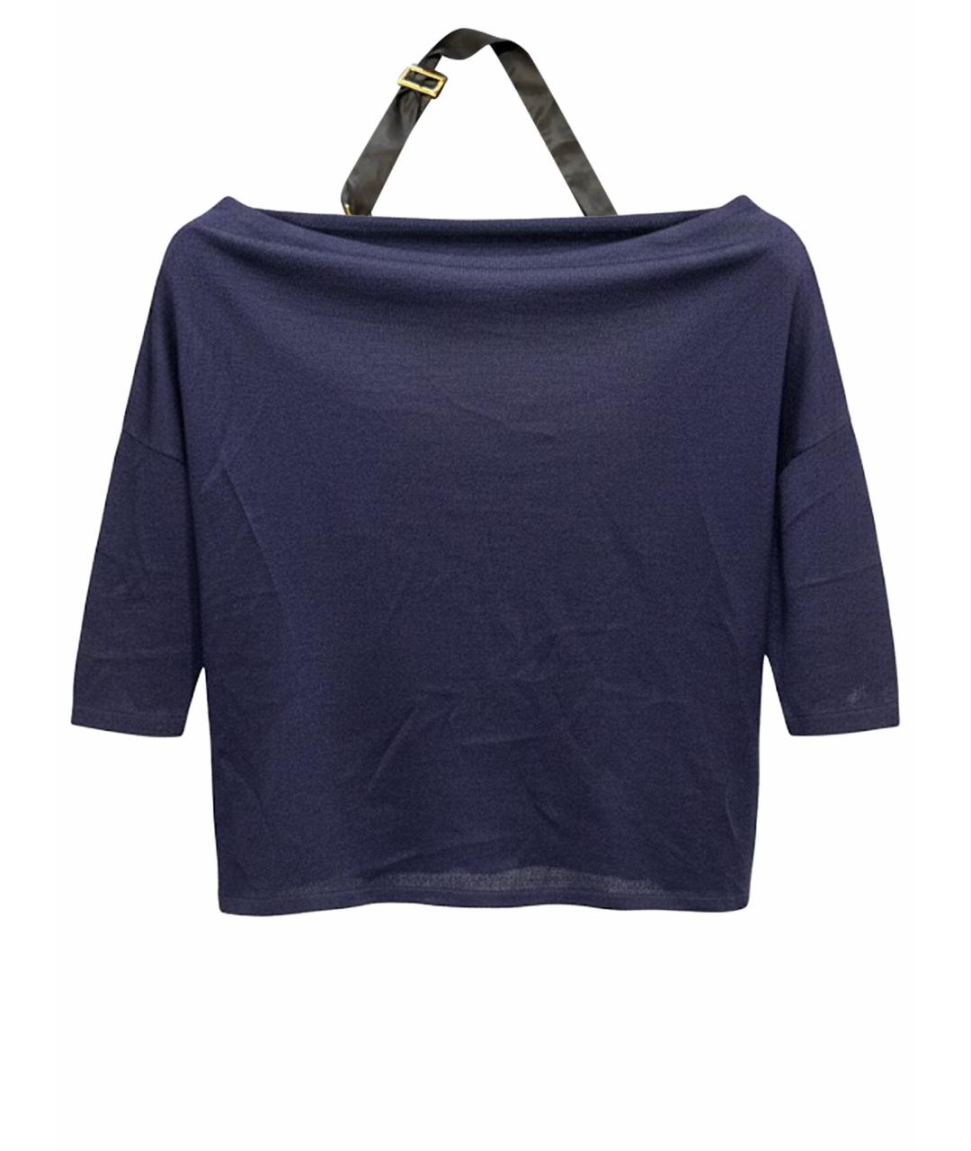 PRADA Фиолетовый кашемировый джемпер / свитер, фото 1