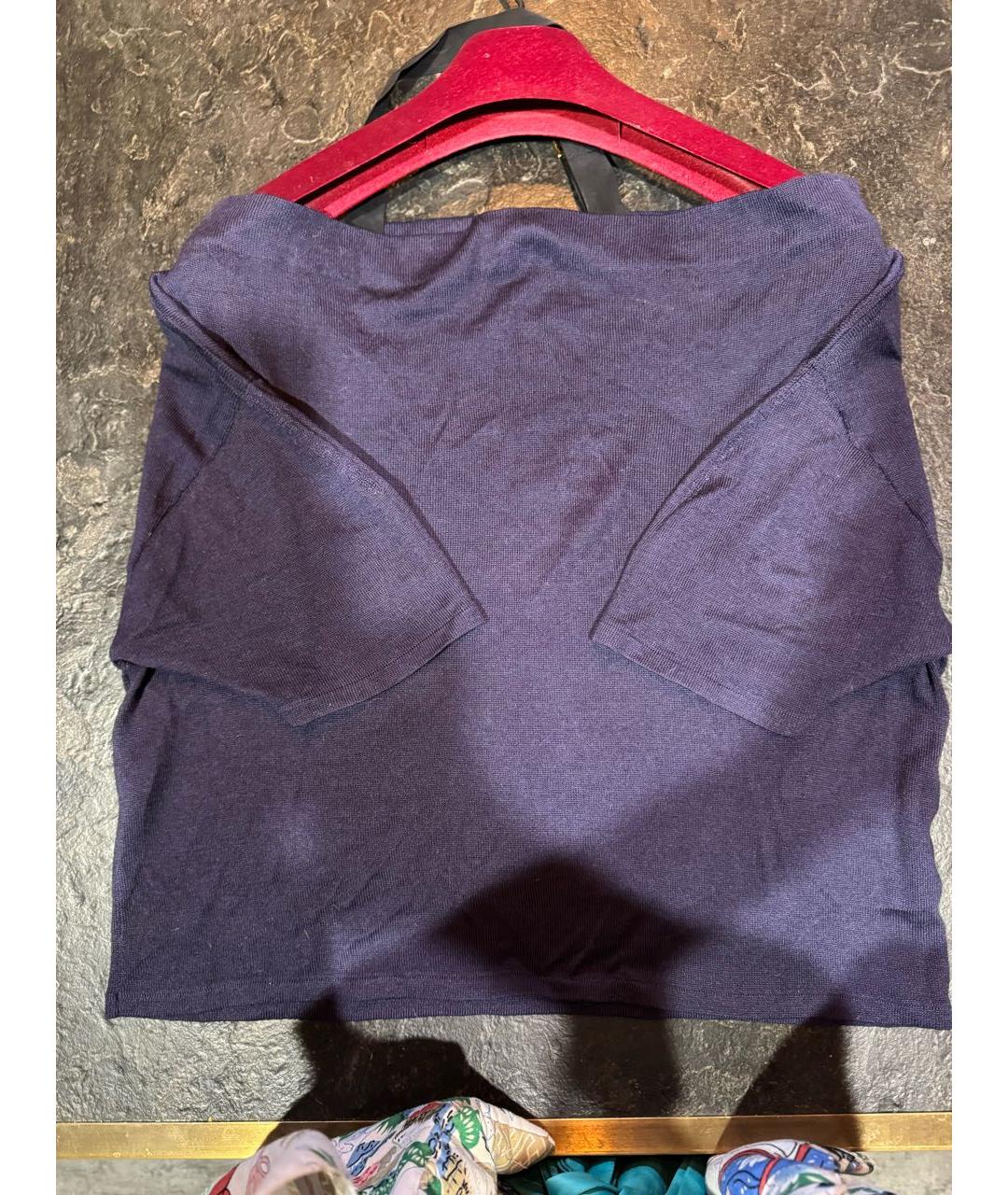 PRADA Фиолетовый кашемировый джемпер / свитер, фото 3