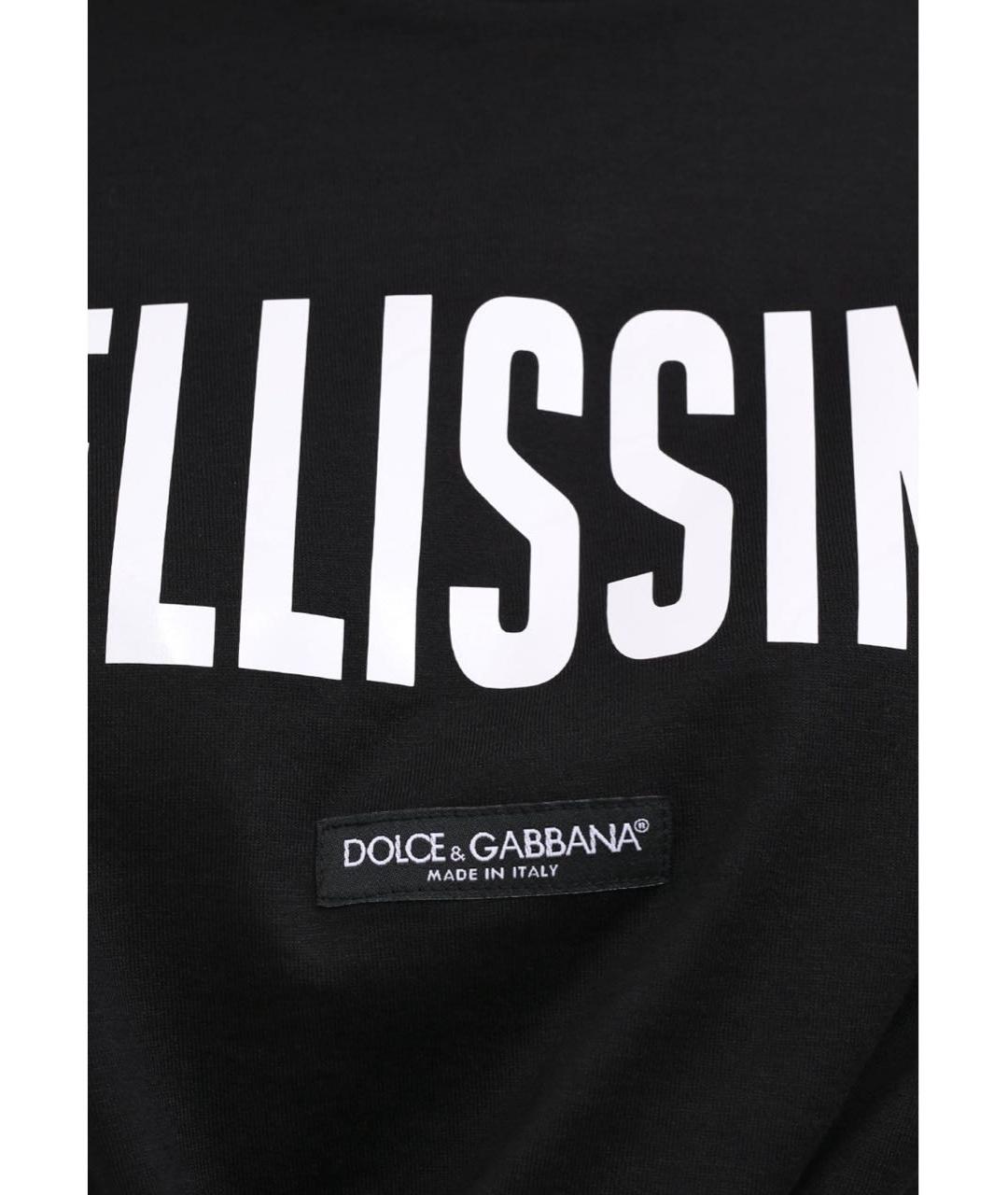 DOLCE&GABBANA Черная футболка, фото 6