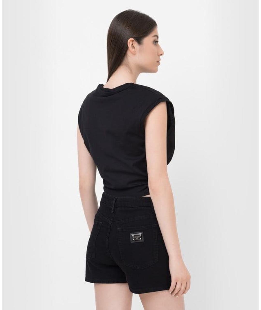 DOLCE&GABBANA Черная футболка, фото 7