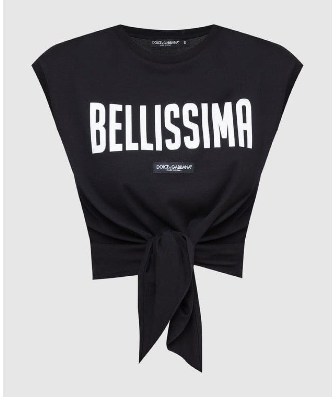 DOLCE&GABBANA Черная футболка, фото 9