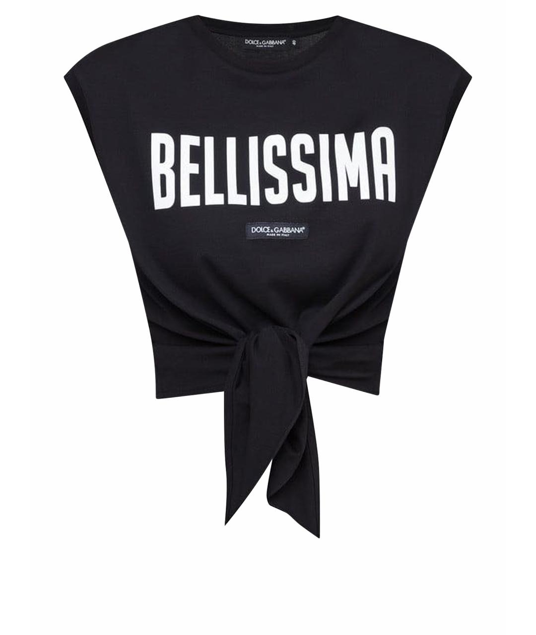 DOLCE&GABBANA Черная футболка, фото 1
