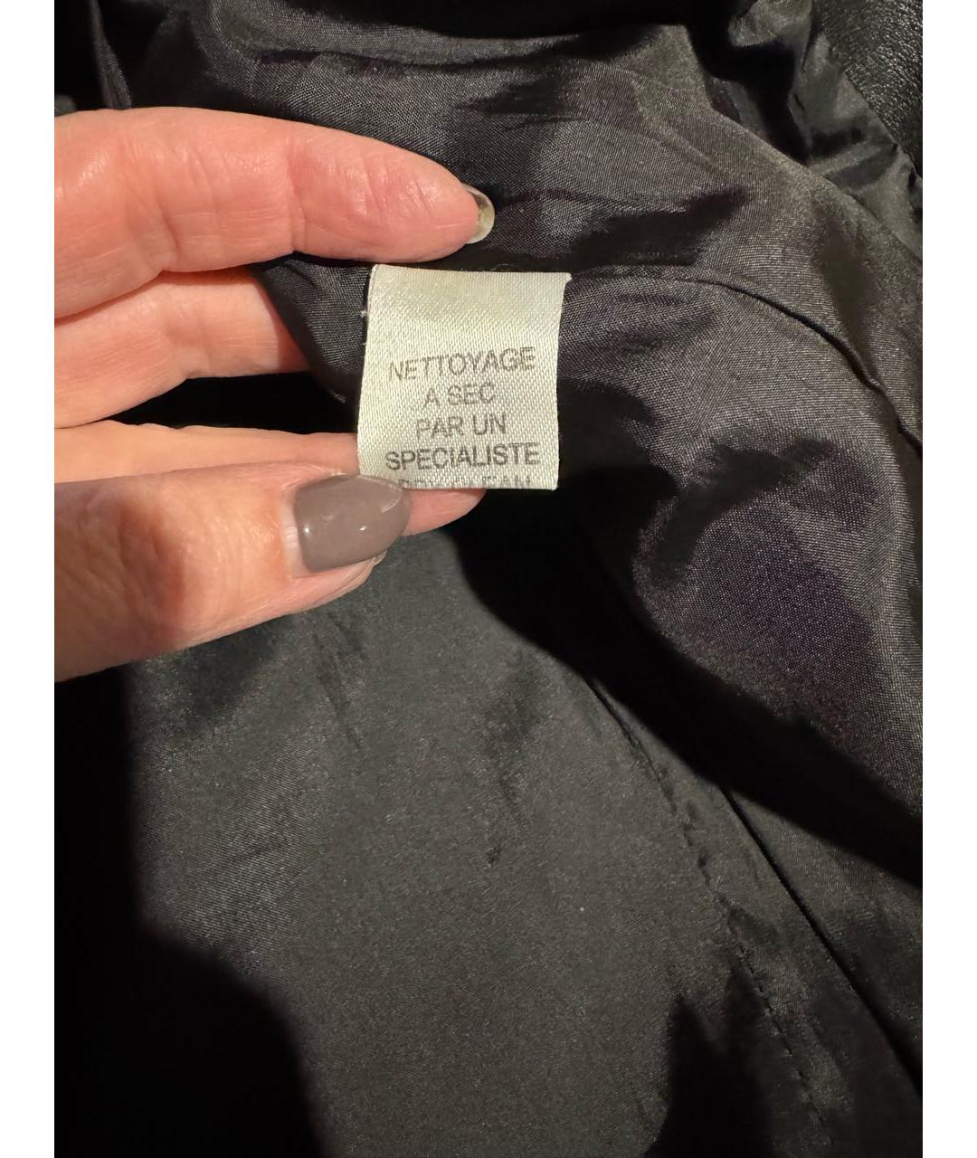 CELINE Черная кожаная куртка, фото 6