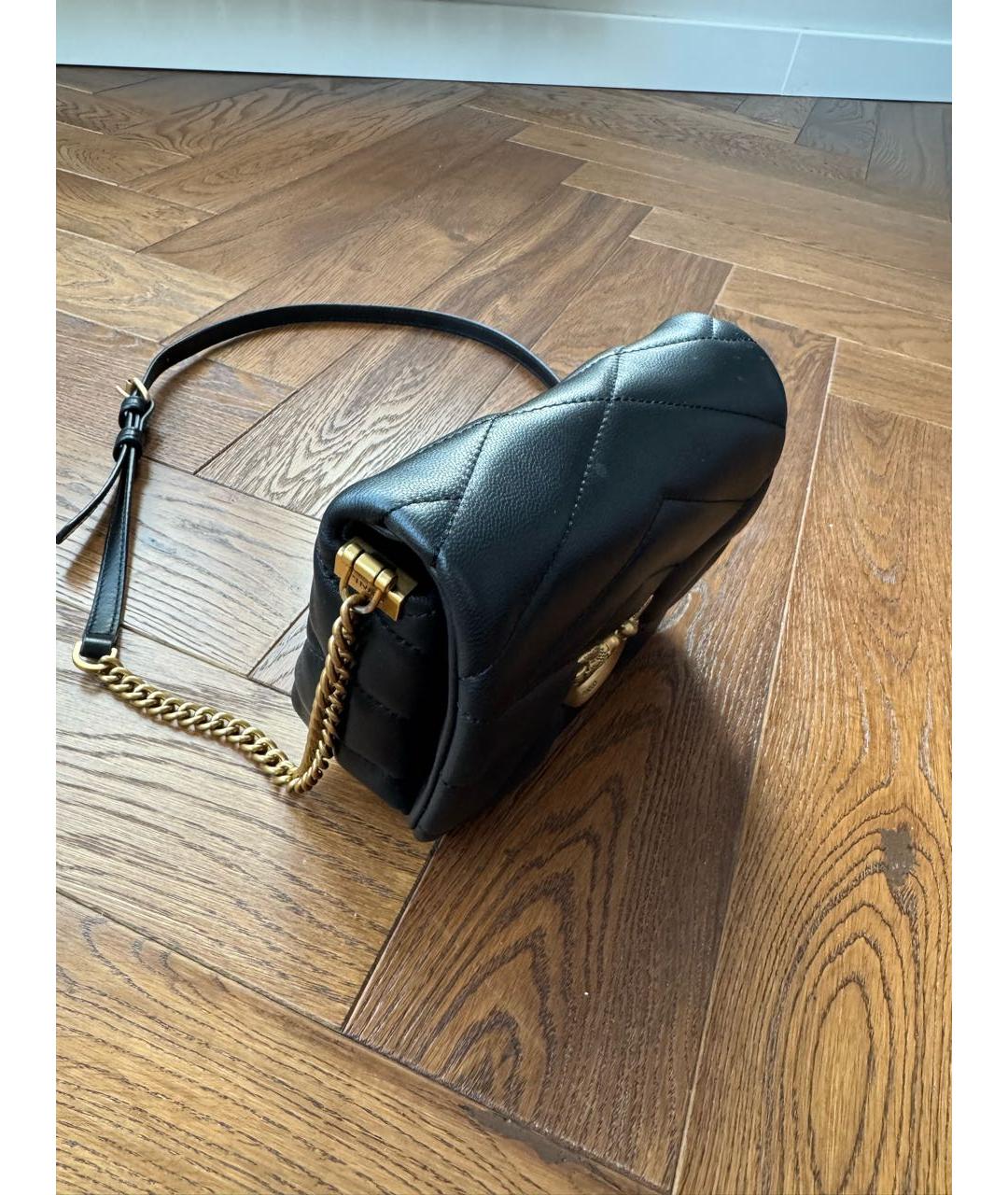 PINKO Черная кожаная сумка через плечо, фото 2