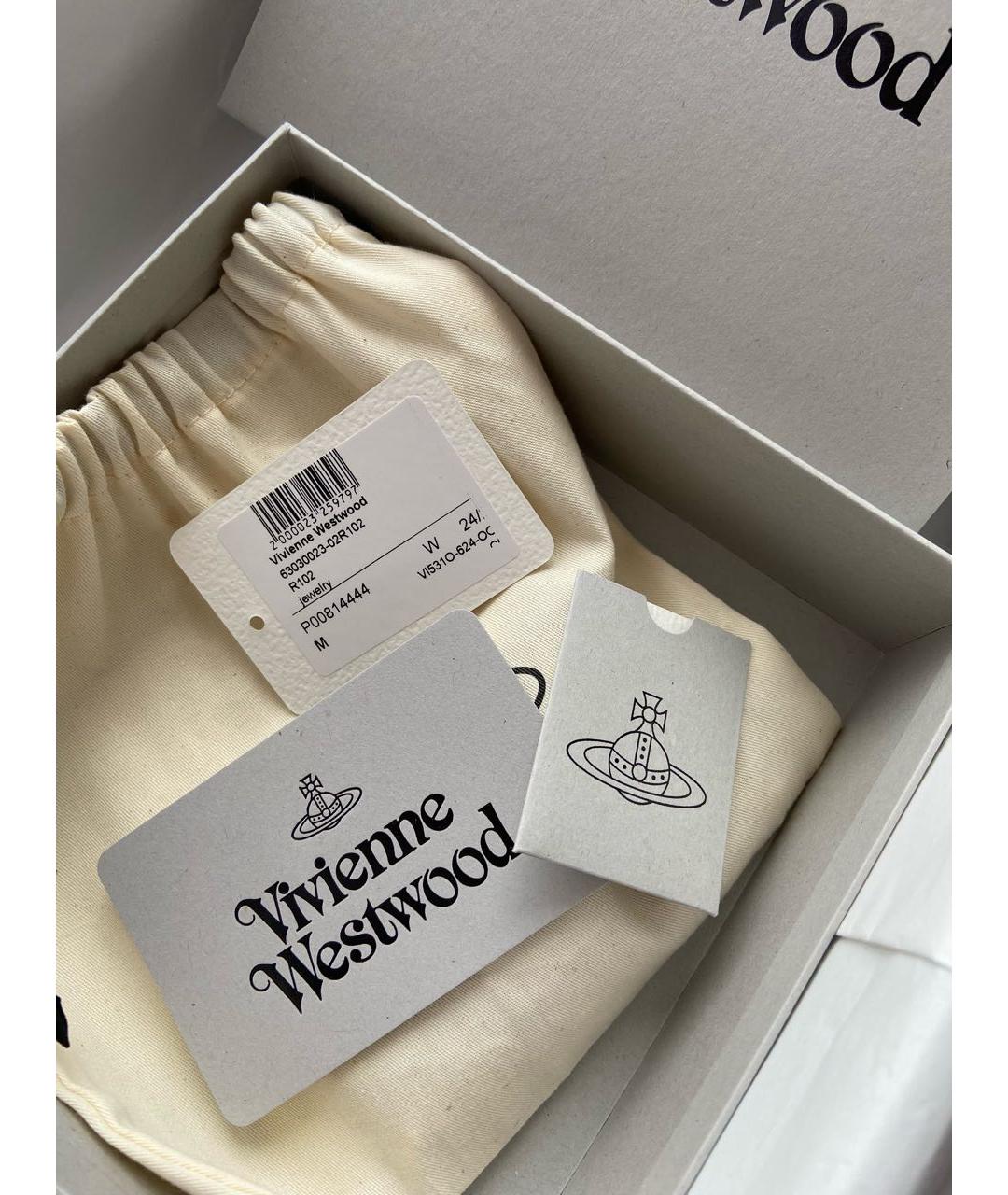 VIVIENNE WESTWOOD Золотое латунное колье, фото 7