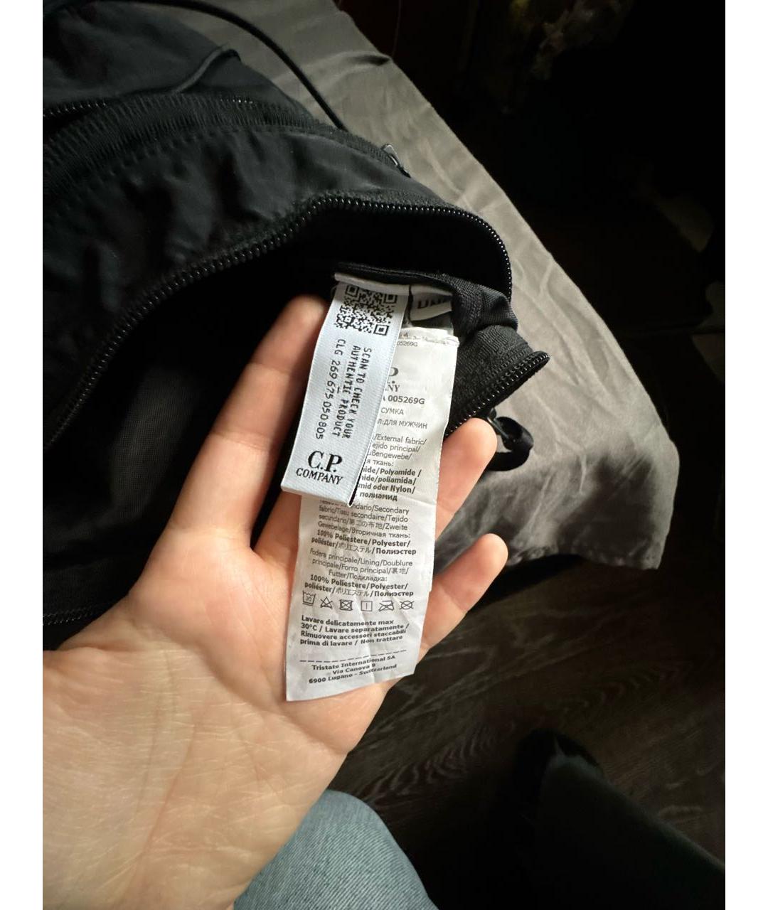 CP COMPANY Черная сумка на плечо, фото 6