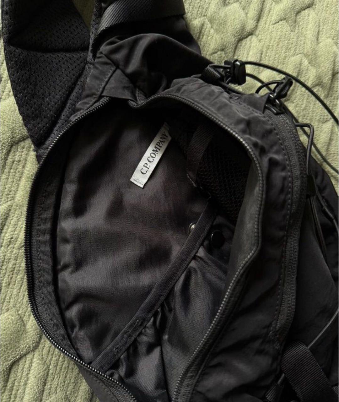 CP COMPANY Черная сумка на плечо, фото 3