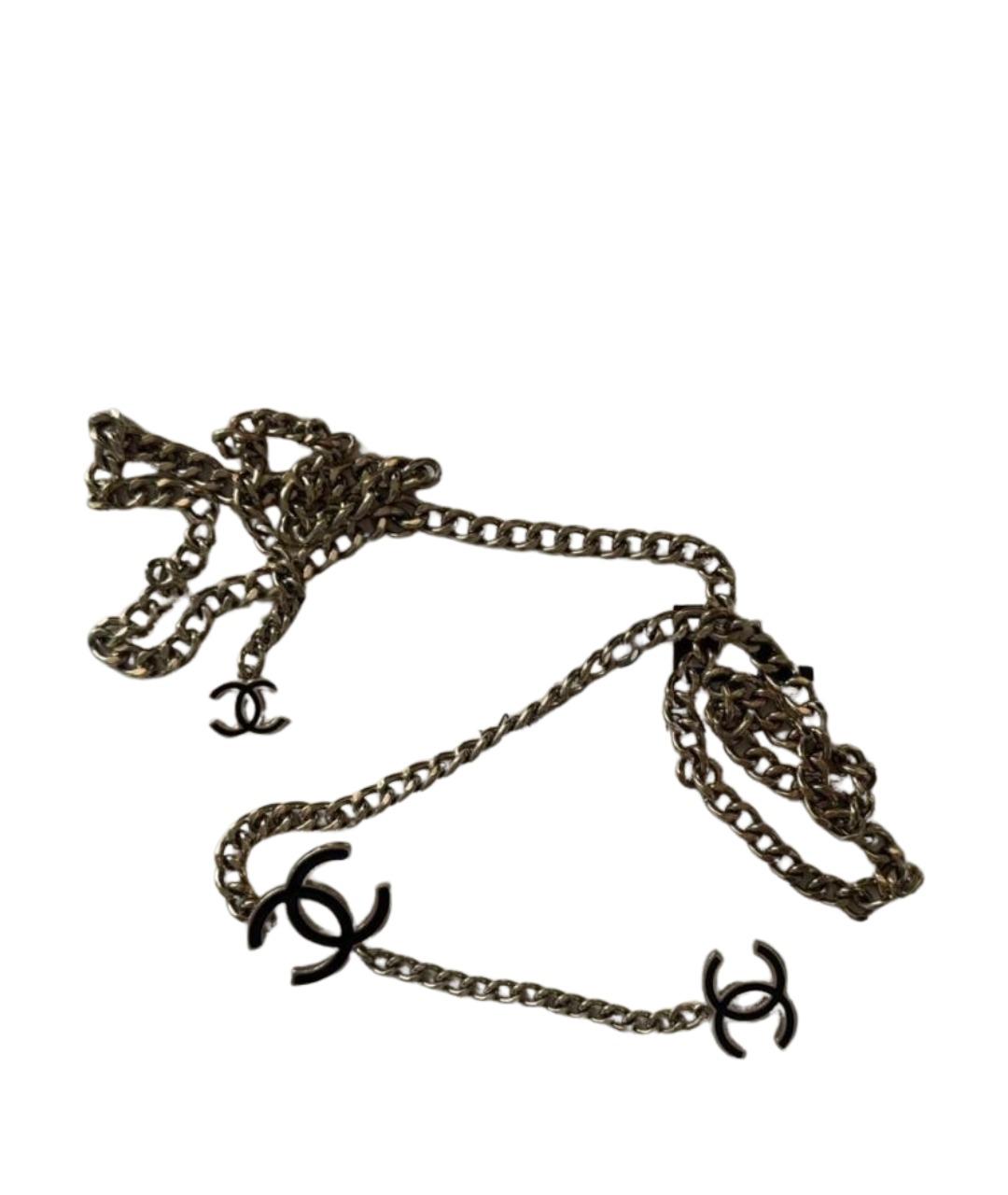 CHANEL Золотое латунное колье, фото 1