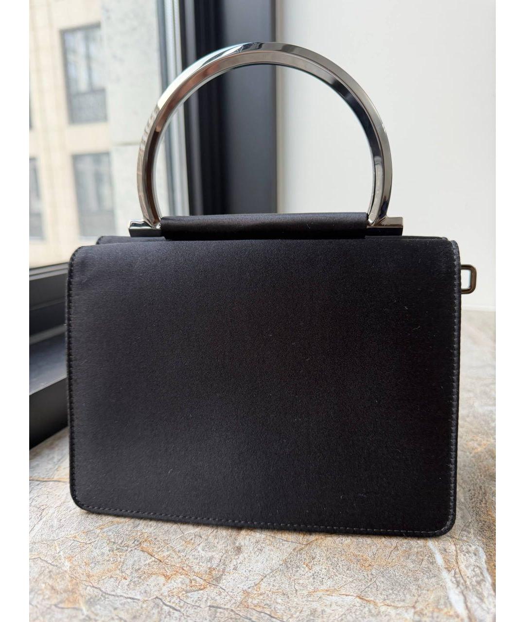 FERRAGAMO Черная тканевая сумка через плечо, фото 3