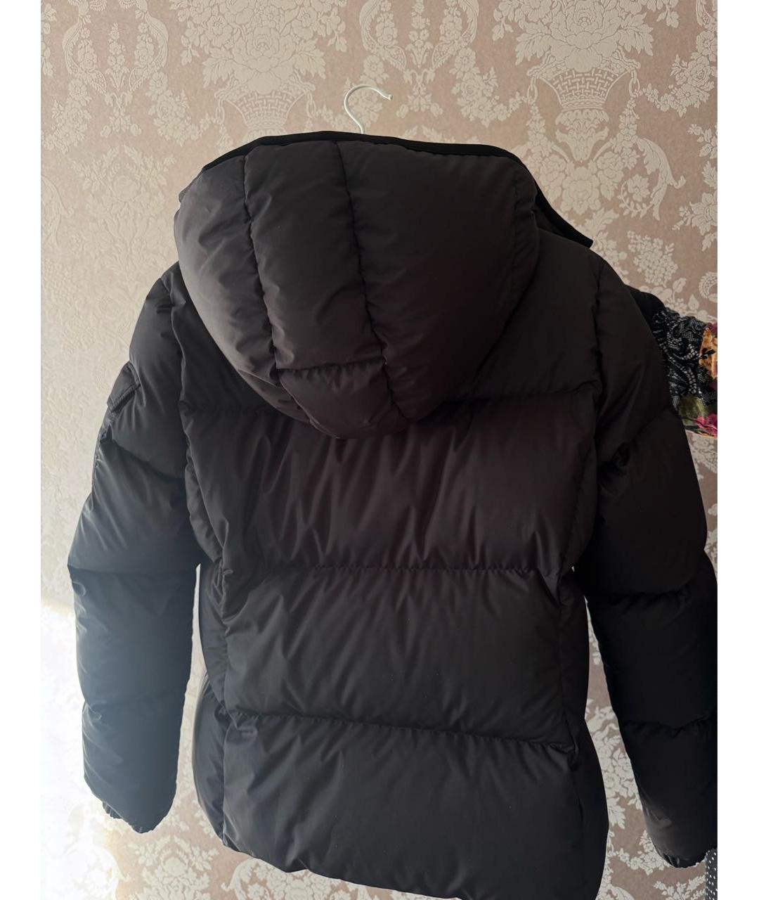 MONCLER Черная хлопковая куртка, фото 2