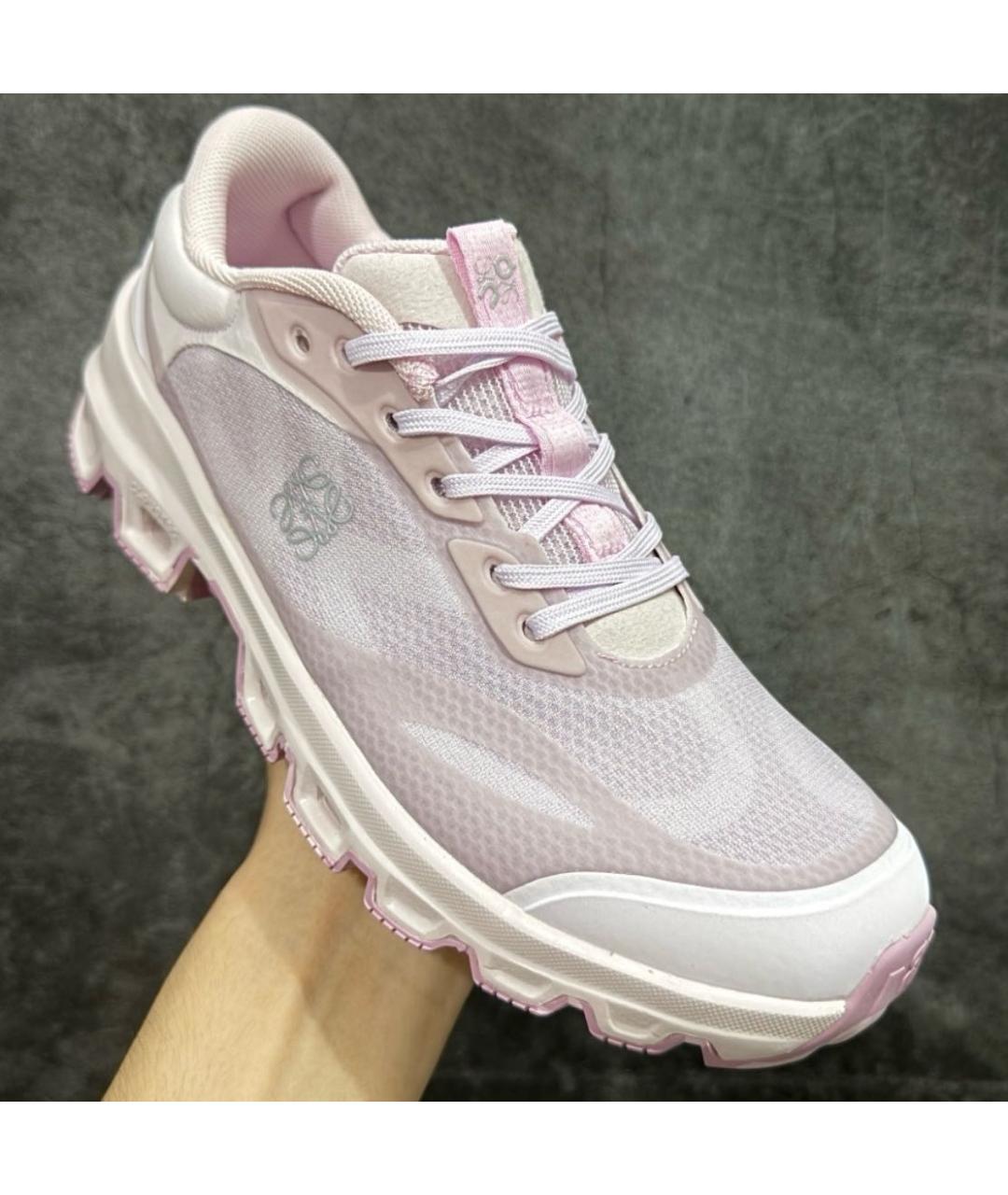 ON Розовые текстильные кроссовки, фото 6