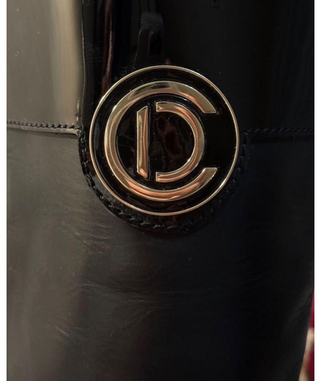 CHRISTIAN DIOR Черные кожаные сапоги, фото 5