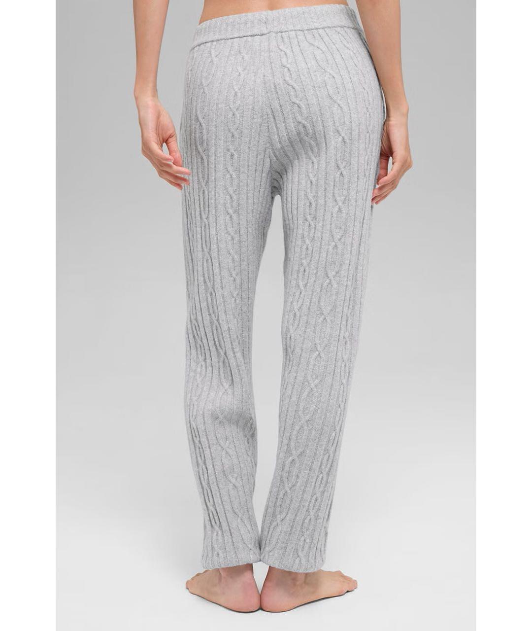 ALO YOGA Серые прямые брюки, фото 4