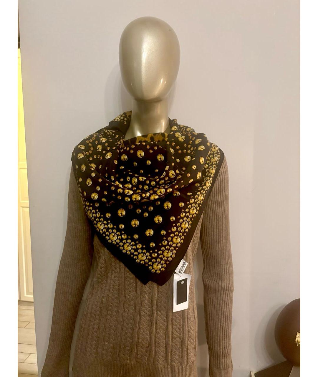 MOSCHINO Мульти шелковый платок, фото 2