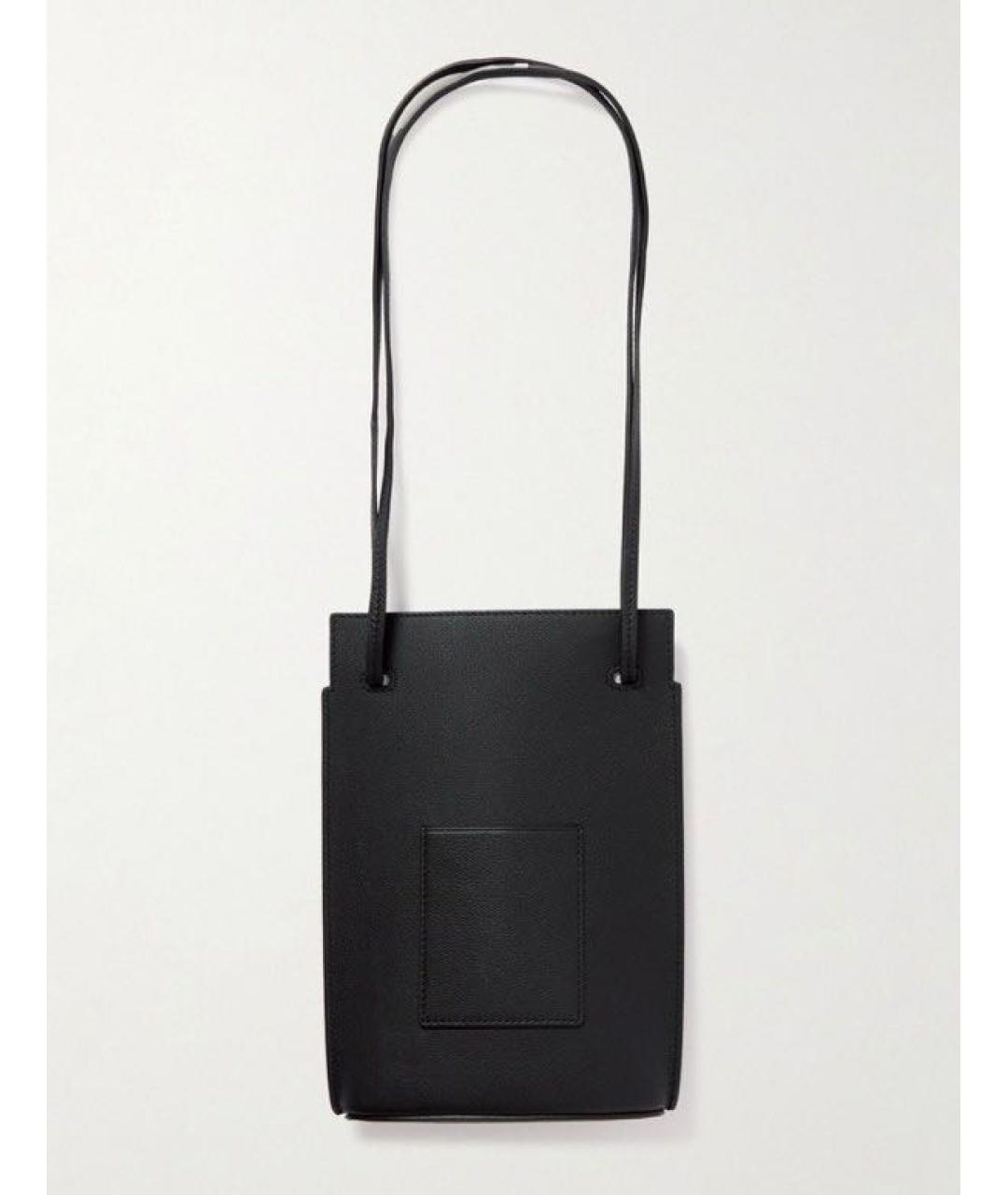 LOEWE Черная кожаная сумка на плечо, фото 2