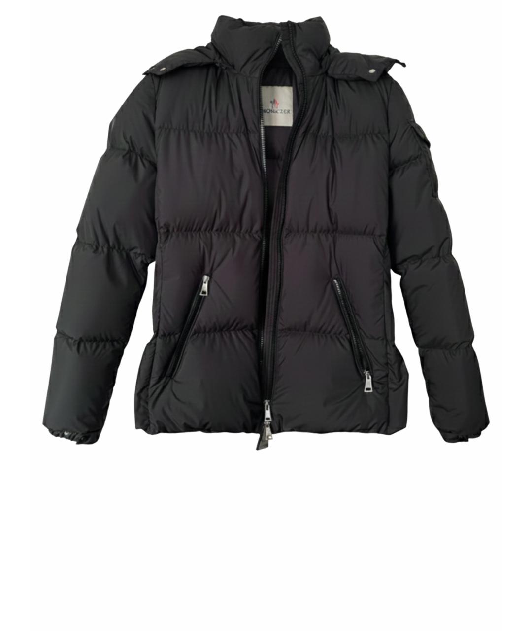 MONCLER Черная хлопковая куртка, фото 1