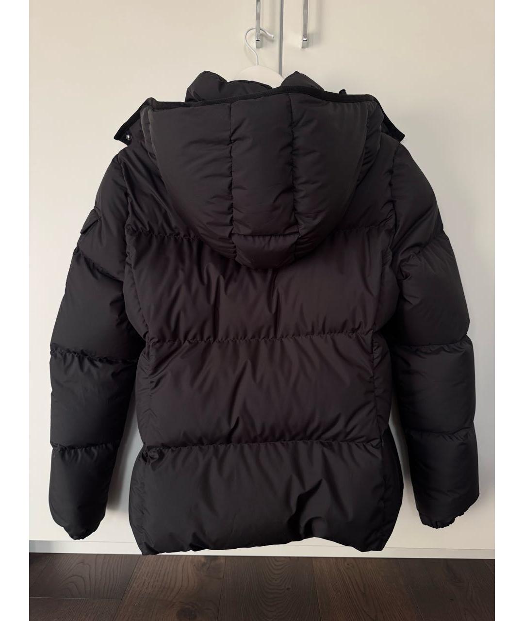 MONCLER Черная хлопковая куртка, фото 2