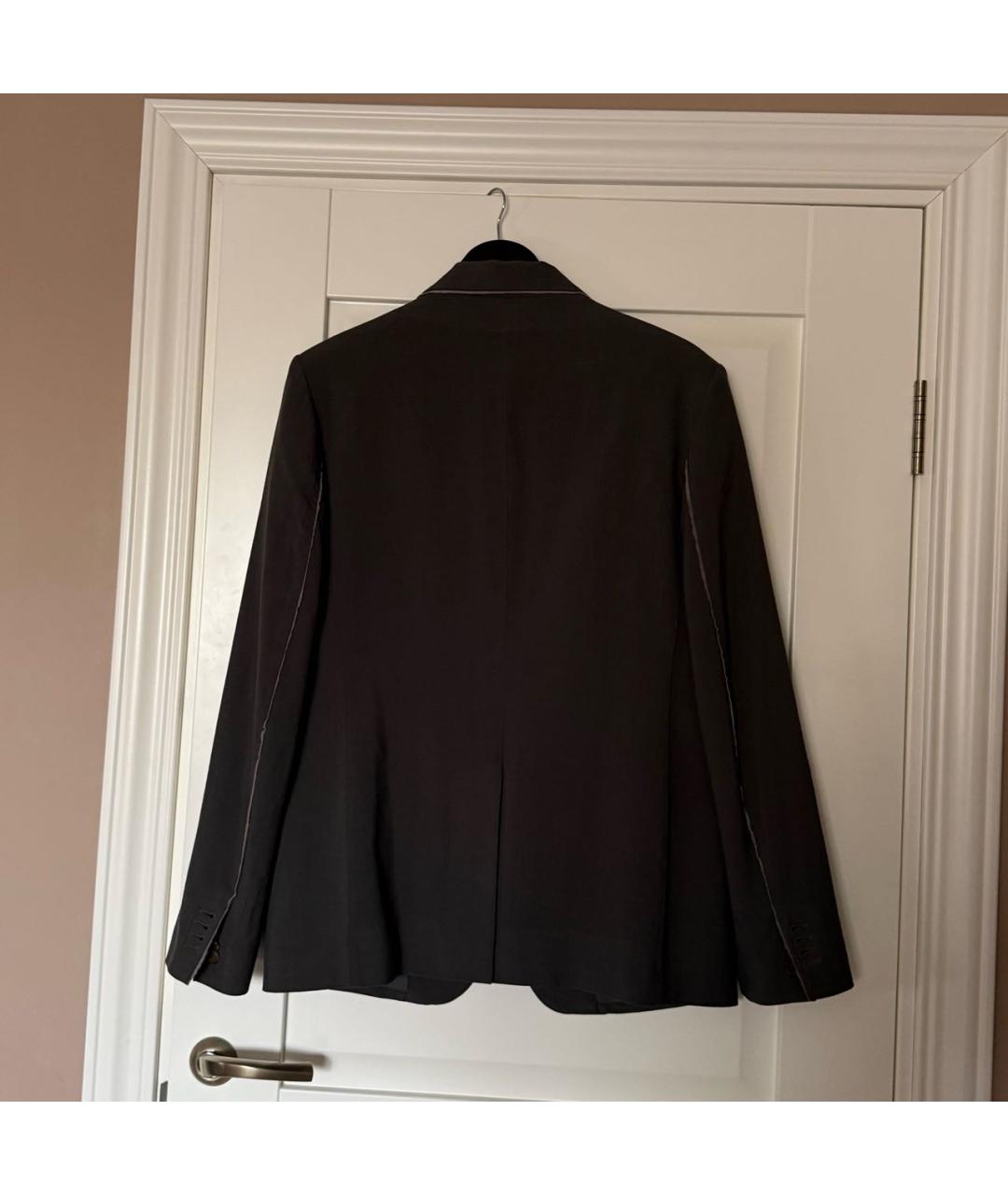 MAISON MARGIELA Серый шерстяной пиджак, фото 2