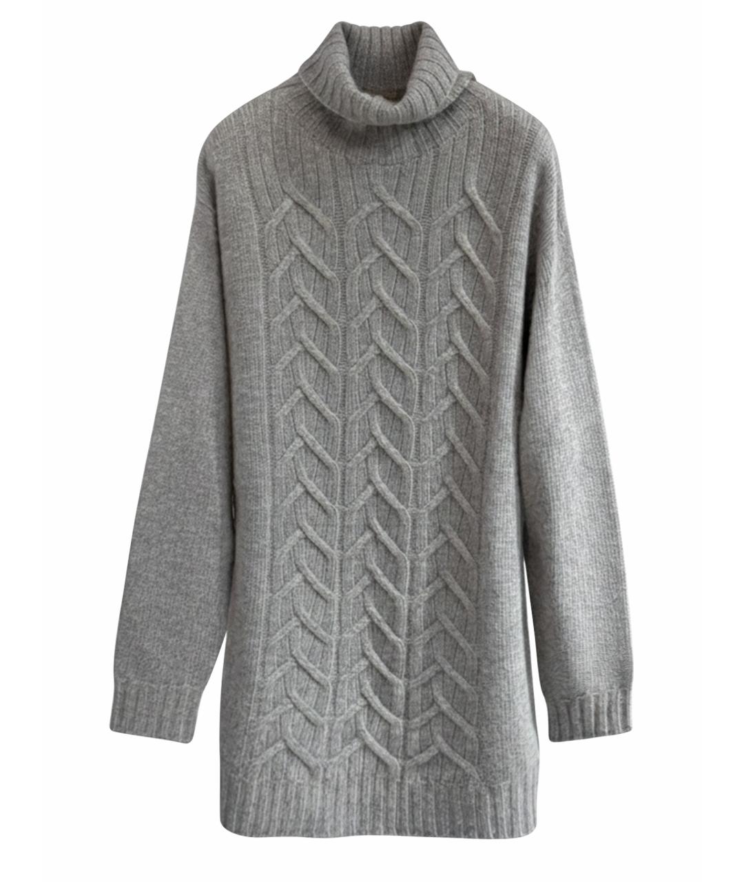 AGNONA Серый кашемировый джемпер / свитер, фото 1