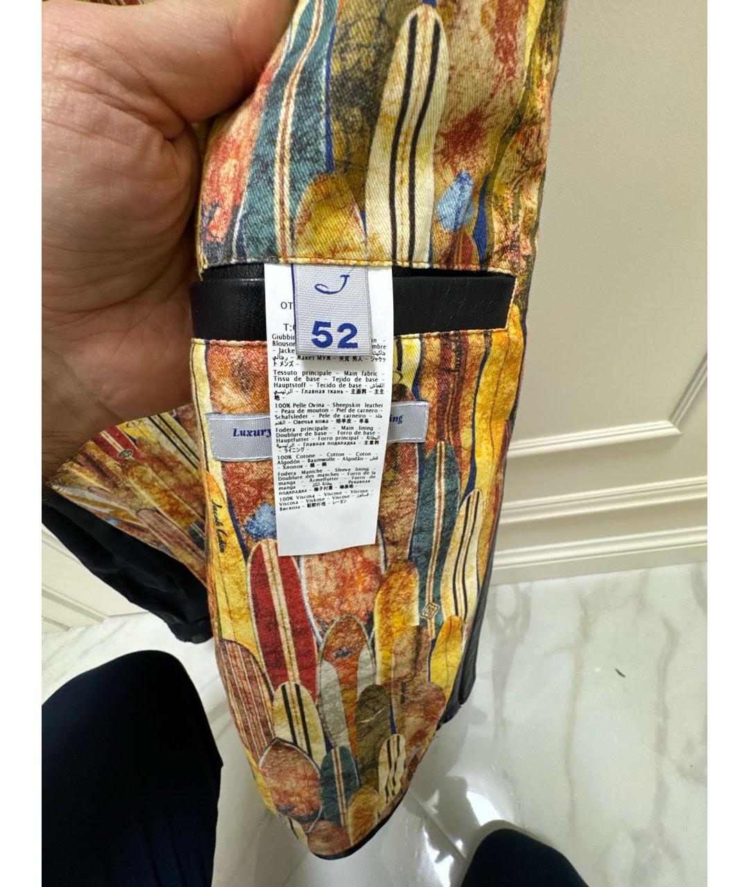 JACOB COHEN Черная кожаная куртка, фото 5