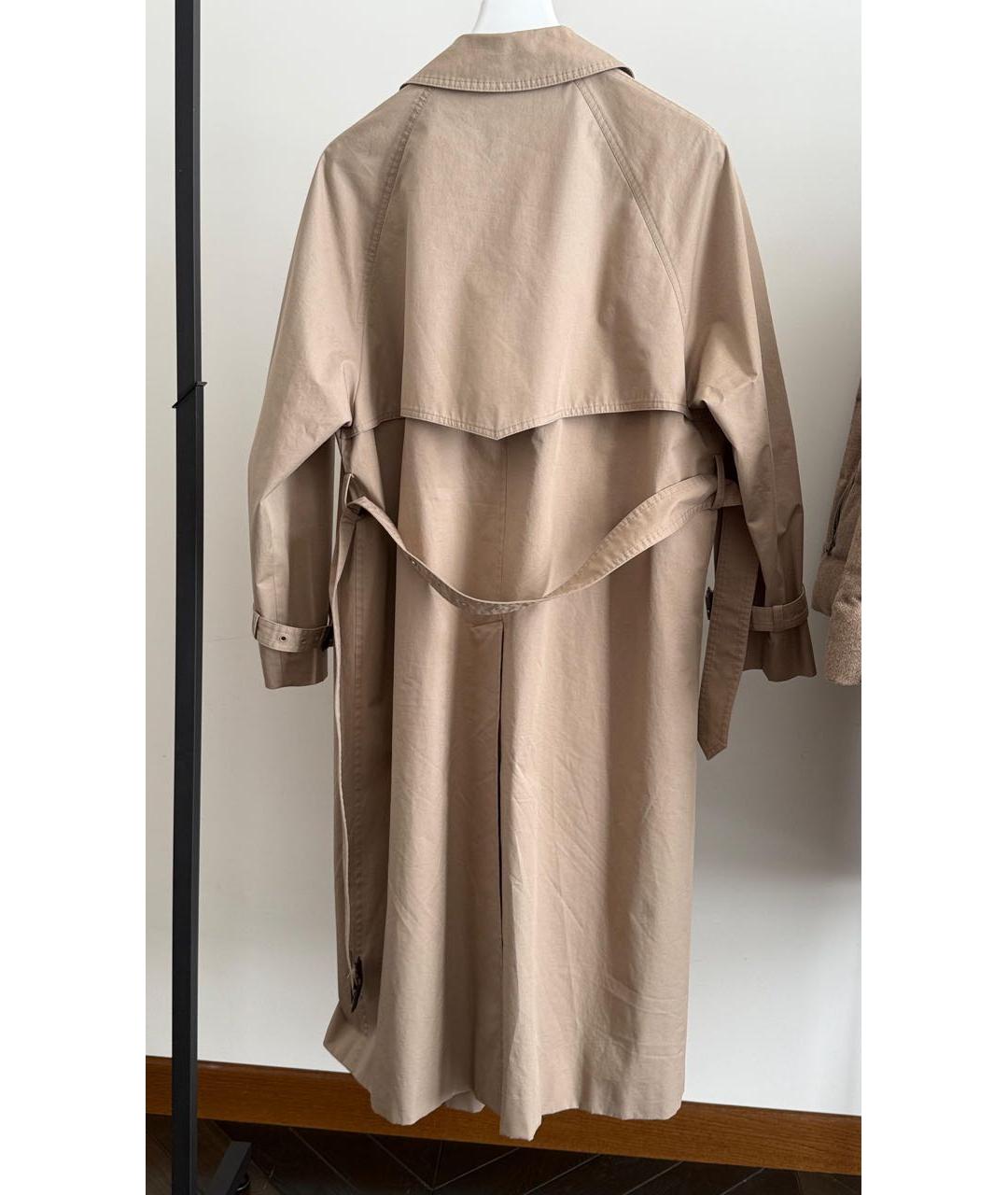 CELINE Бежевый хлопковый тренч/плащ, фото 2