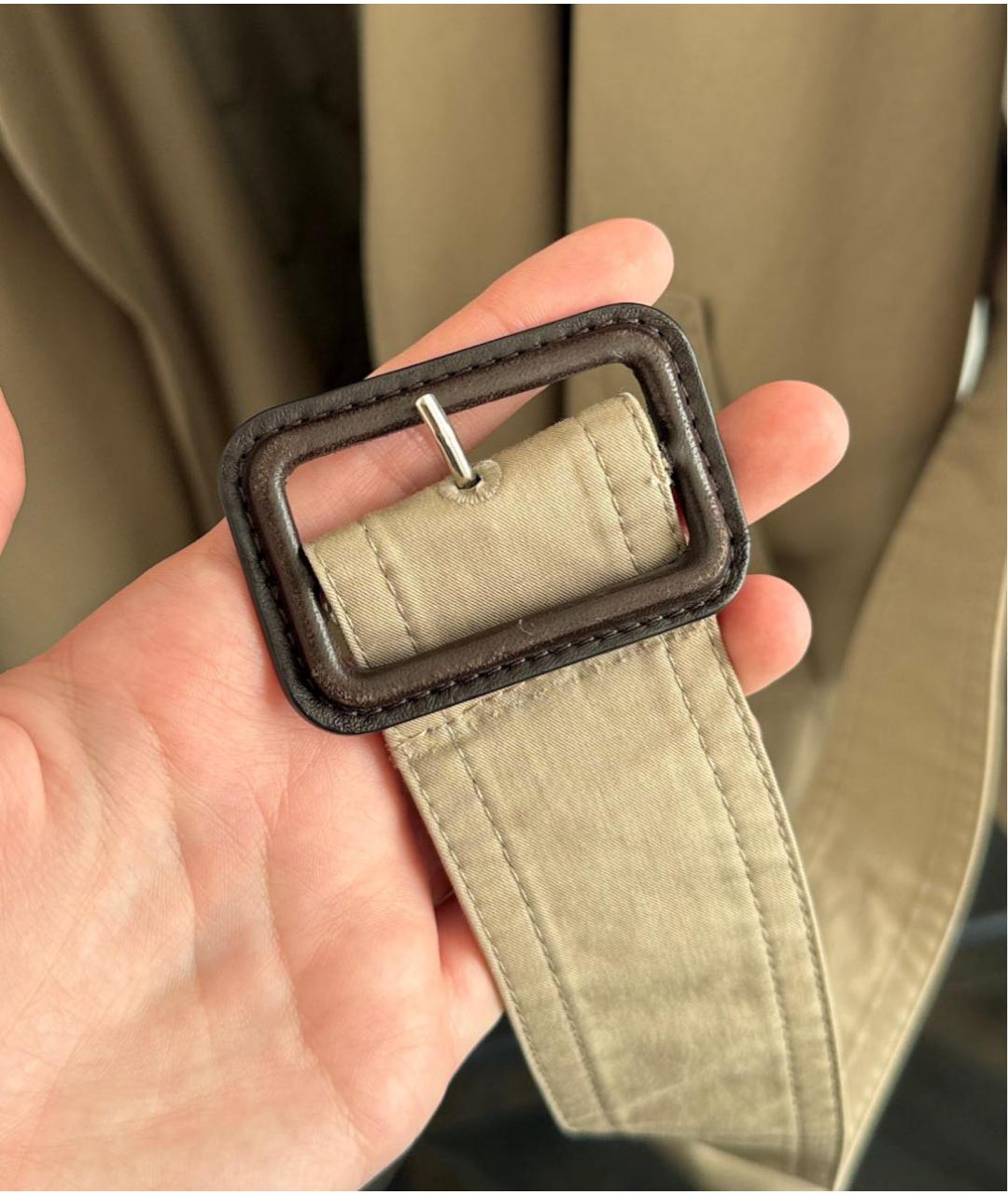 CELINE Бежевый хлопковый тренч/плащ, фото 4