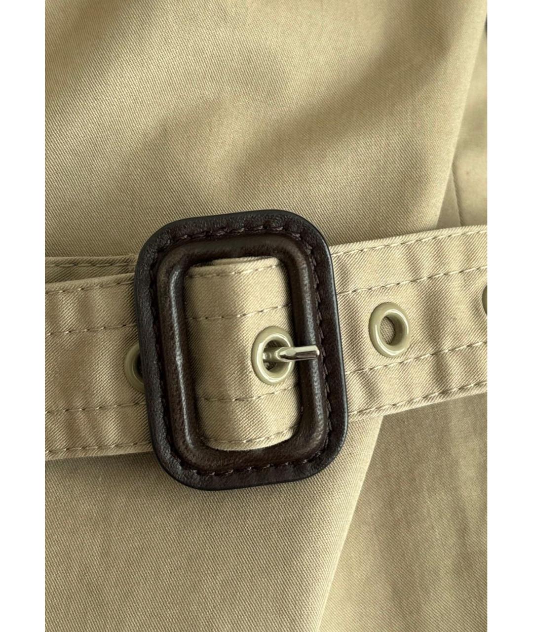 CELINE Бежевый хлопковый тренч/плащ, фото 6