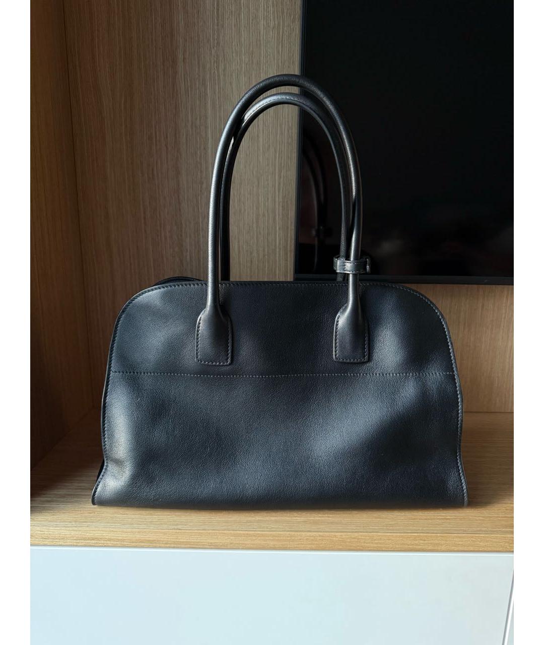 PRADA Черная кожаная сумка тоут, фото 2