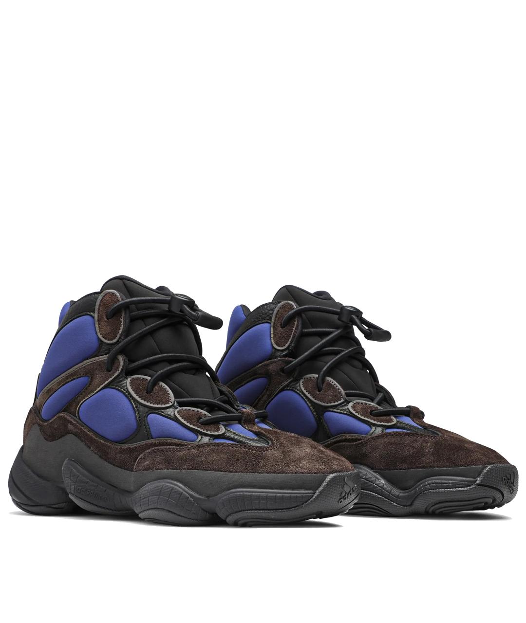 ADIDAS YEEZY Кожаные высокие кроссовки / кеды, фото 2