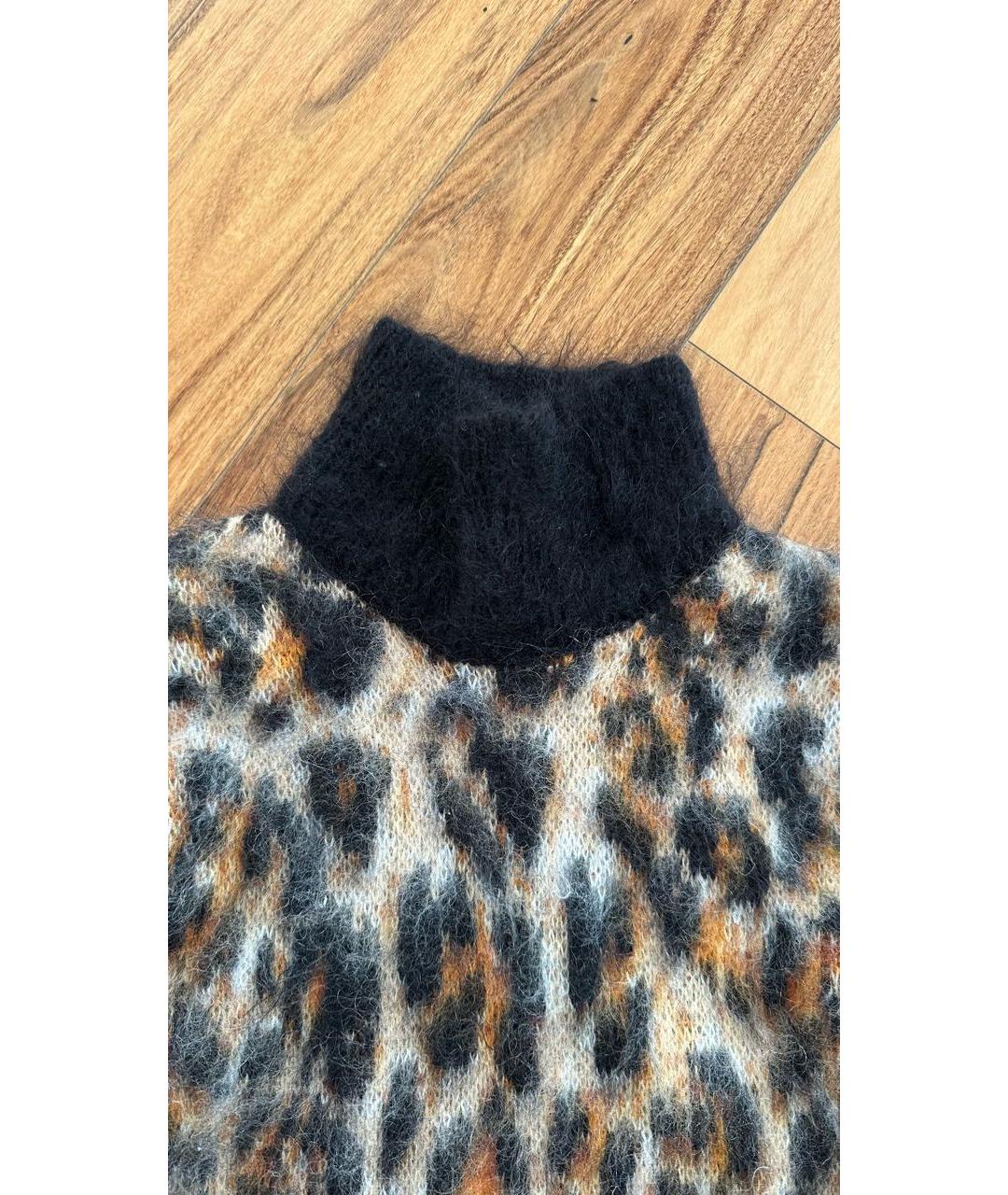 PACO RABANNE Коричневый джемпер / свитер, фото 4