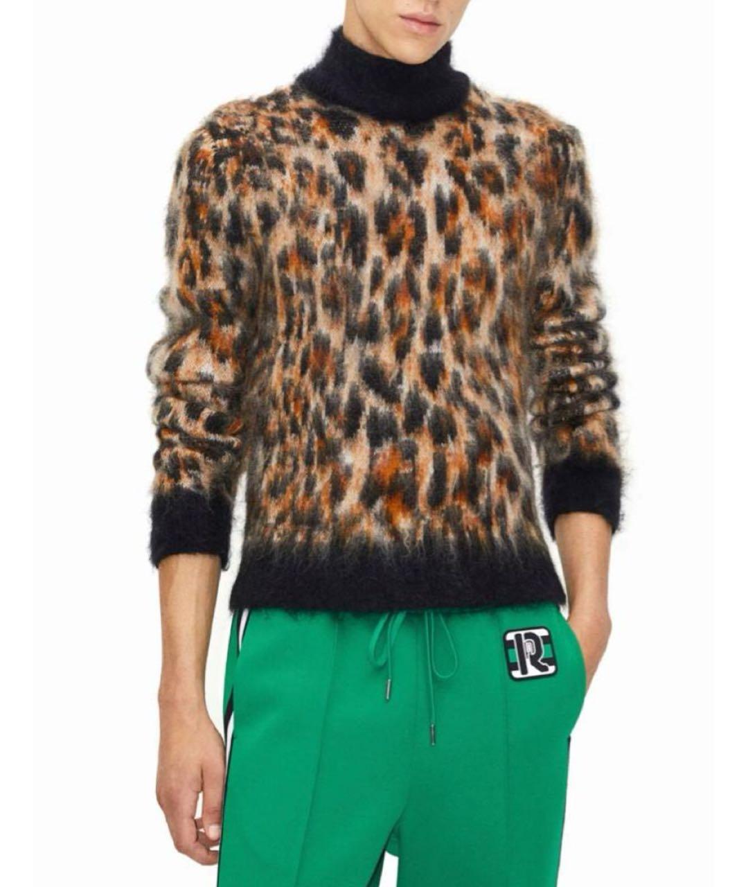 PACO RABANNE Коричневый джемпер / свитер, фото 3