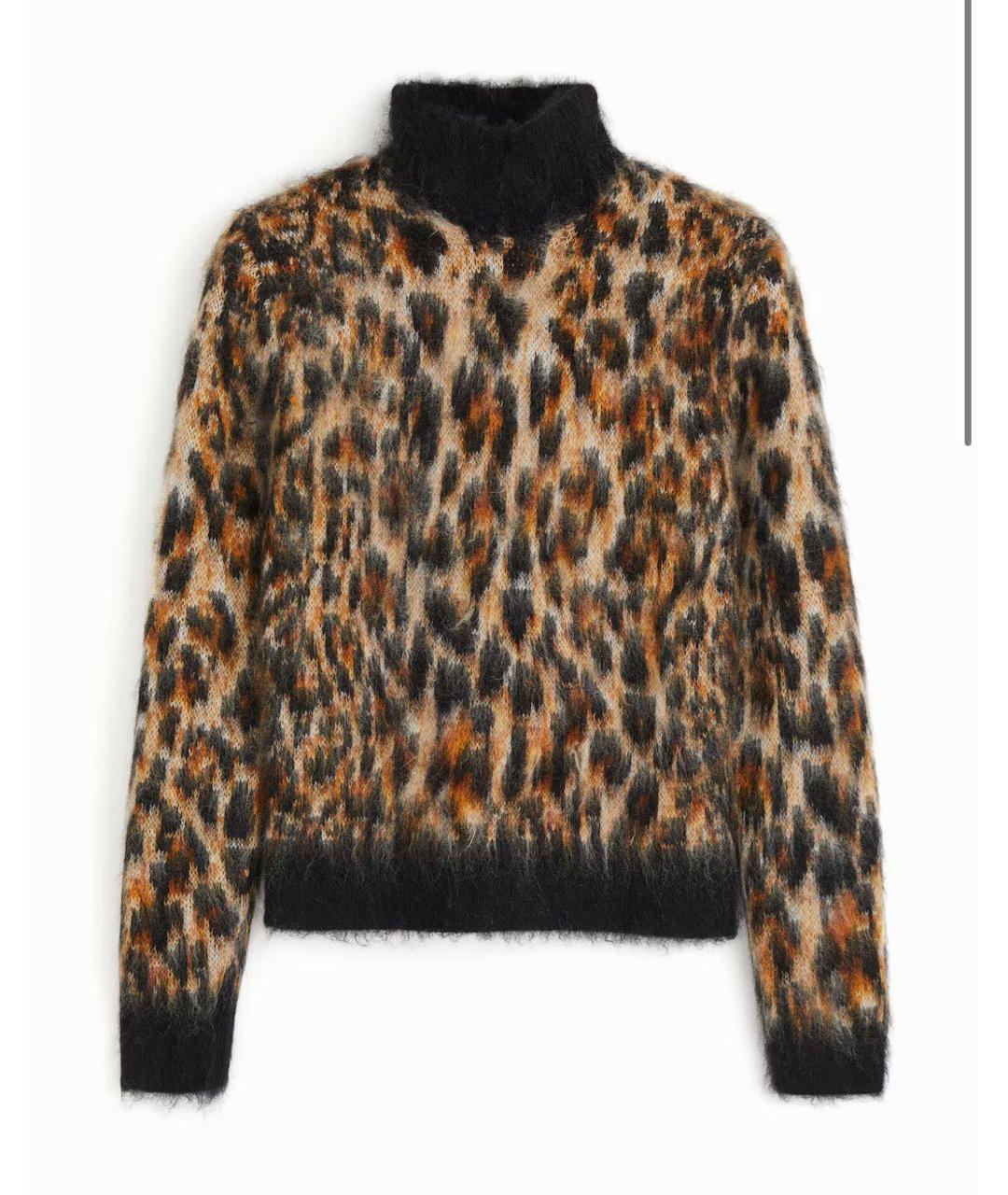 PACO RABANNE Коричневый джемпер / свитер, фото 5