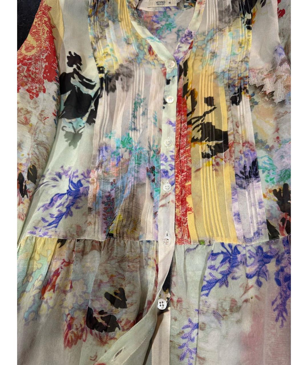 ETRO Мульти шелковая блузы, фото 4
